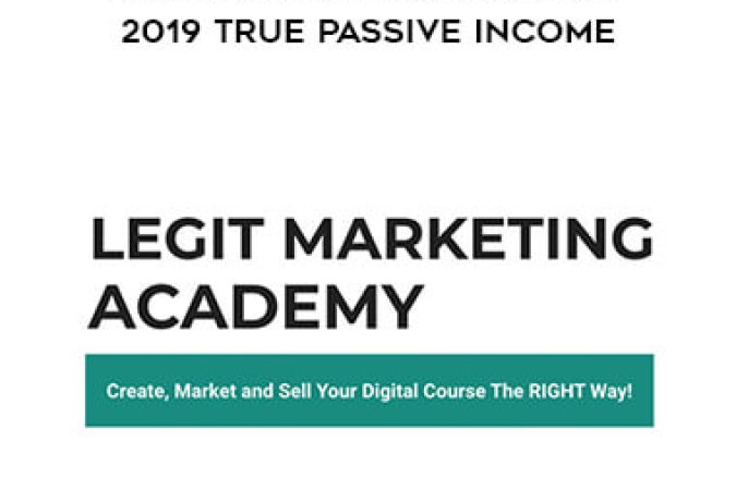 Jon Penberthy - Legit Marketing Academy 2019 True Passive Income onnline courses