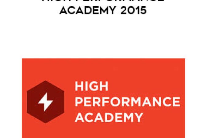 Brendon Burchard - High Performance Academy 2015 onnline courses