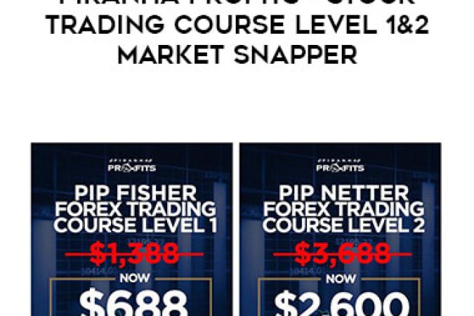 Adam Khoo - Piranha Profits - Stock Trading Course Level 1&2 Market Snapper onnline courses