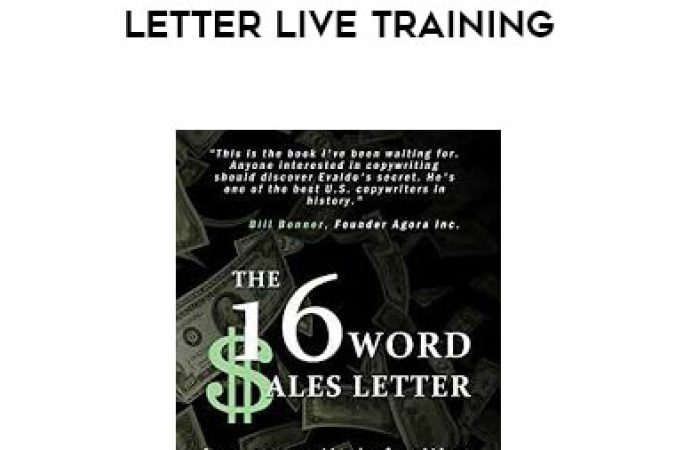 Evaldo Albuquerque - The 16-Word Sales Letter Live Training onnline courses