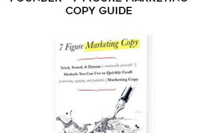 Sean Vosler - Founder - 7 Figure Marketing Copy Guide onnline courses