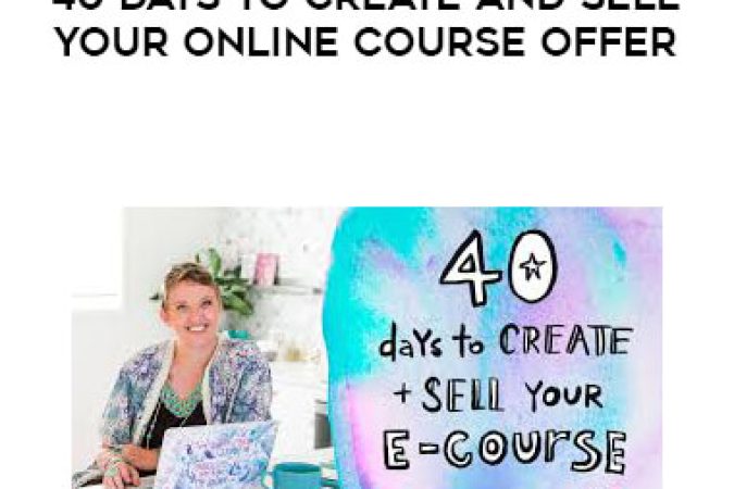 Leonie Dawson - 40 Days To Create And Sell Your Online Course Offer onnline courses