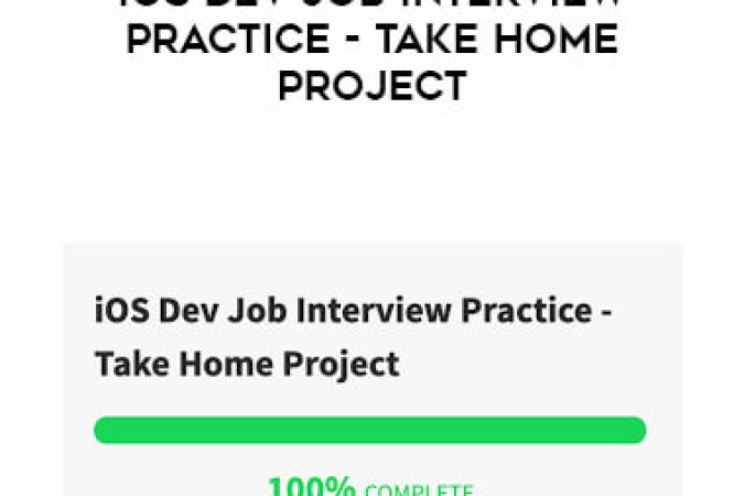 iOS Dev Job Interview Practice - Take Home Project onnline courses