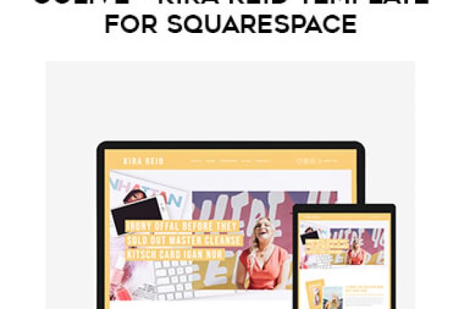 GoLive - Kira Reid Template For Squarespace onnline courses