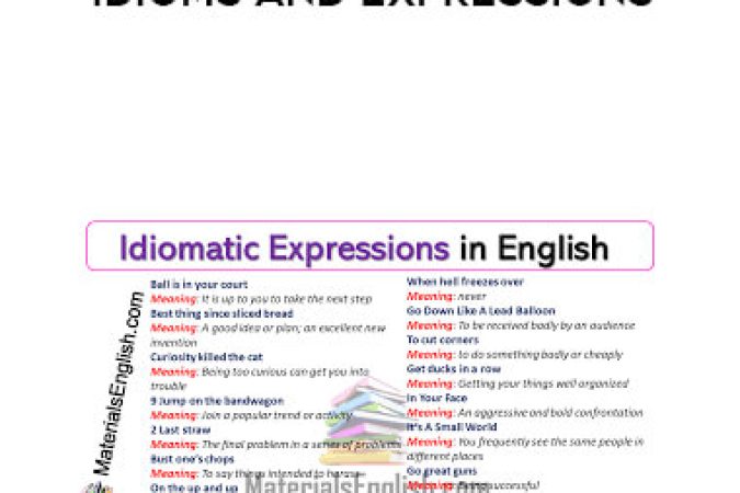 Jesse Swee - Idioms and Expressions onnline courses