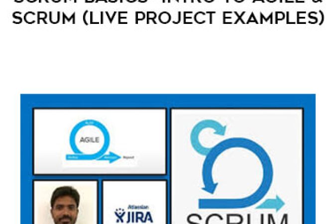 Scrum Basics- Intro To Agile & Scrum (Live Project Examples) onnline courses