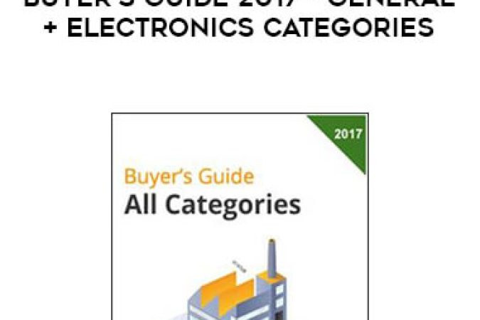 ChinaImportal - Buyer's Guide 2017 - General + Electronics Categories onnline courses