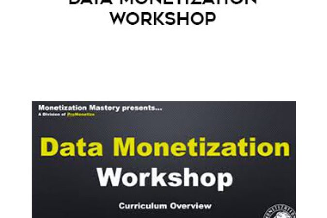 Ricco Davis - Data Monetization Workshop onnline courses