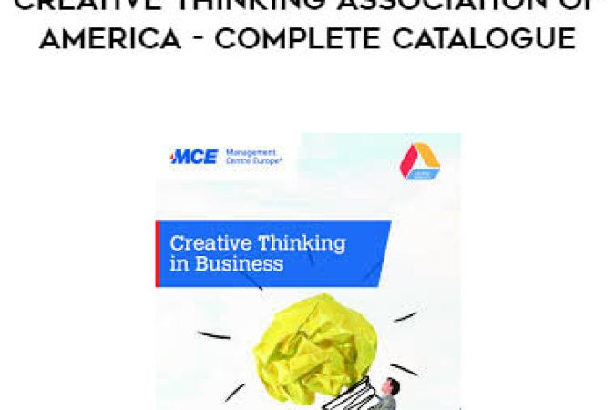 Creative Thinking Association of America - COMPLETE catalogue onnline courses