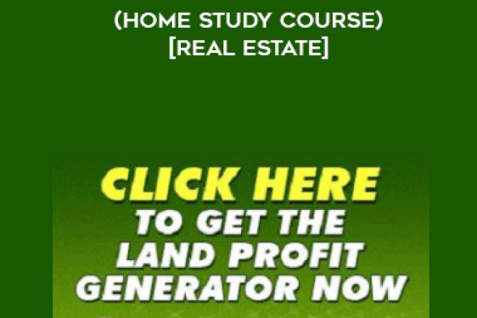 Jack Bosch – Land Profit Generator (Home Study Course) [Real Estate] onnline courses