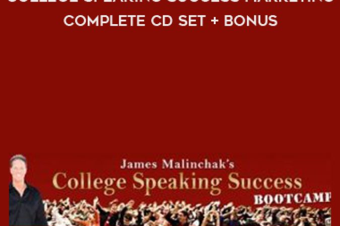 James Malinchak – College Speaking Success Marketing Complete CD Set + Bonus onnline courses