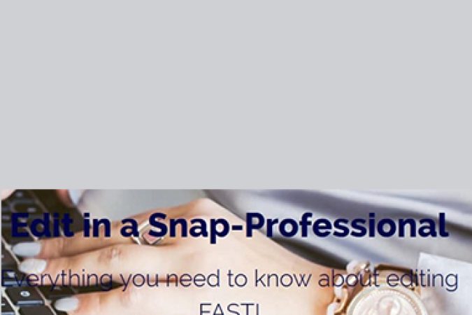 Jamie Larson – Edit In A Snap-Professional onnline courses