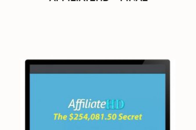 Jason Fladlien – AffiliateHD – Final onnline courses