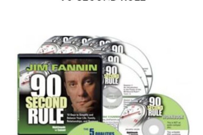 Jim Fannin – 90 Second Rule onnline courses