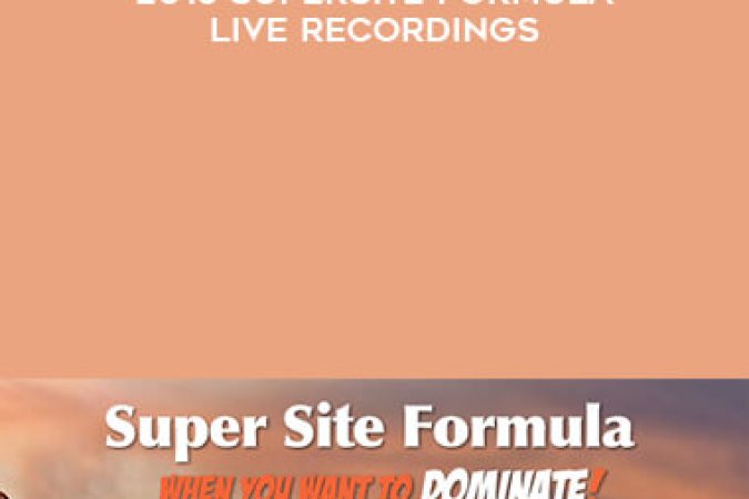 Jim Van Wyck – 2016 SuperSite Formula Live Recordings onnline courses