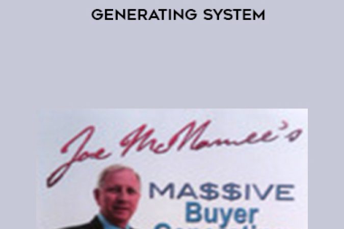 Joe McNamee – The Massive Buyer Generating System onnline courses