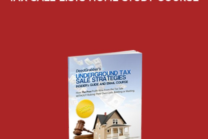 John Lane – Tax Sale Lists Home Study Course onnline courses