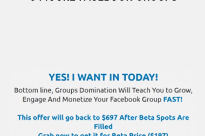 Johnny West – 6 Figure Facebook Groups onnline courses