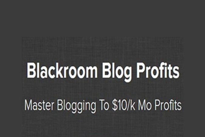 Jon Dykstra – Blackroom Blog Profits onnline courses