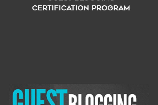 Jon Morrow – Guest Blogging Certification Program onnline courses