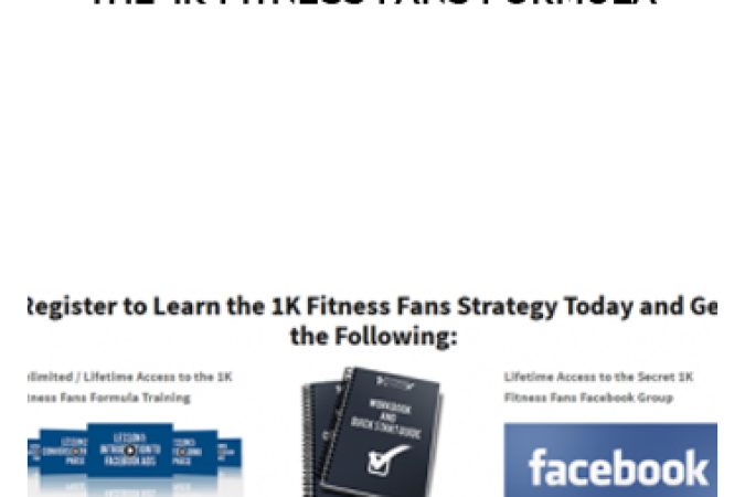 Jonathan Goodman – The 1K Fitness Fans Formula onnline courses