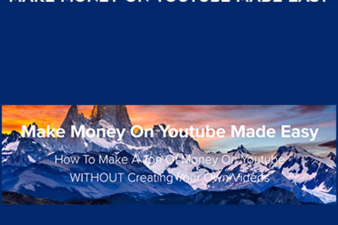 Jordan – Make Money On Youtube Made Easy onnline courses