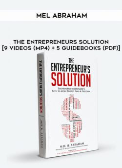 Mel Abraham - The Entrepreneurs Solution [9 Videos (MP4) + 5 Guidebooks (PDF)] onnline courses