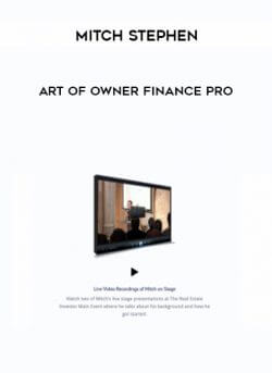 Mitch Stephen - Art of Owner Finance Pro onnline courses