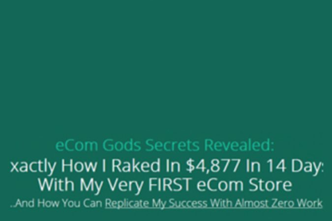 Patrick Sargis – eCom Gods Academy onnline courses