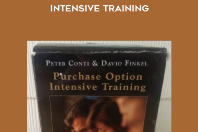 Peter Conti & David Finkel – Purchase Option Intensive Training onnline courses