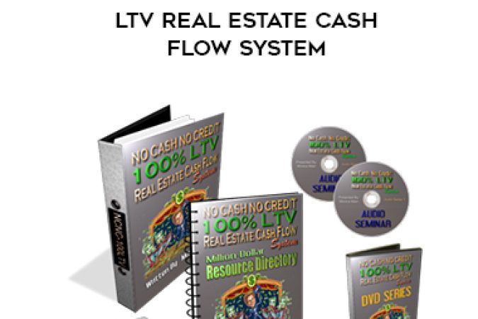 Physical Course – No Cash No Credit 100% LTV Real Estate Cash Flow System onnline courses