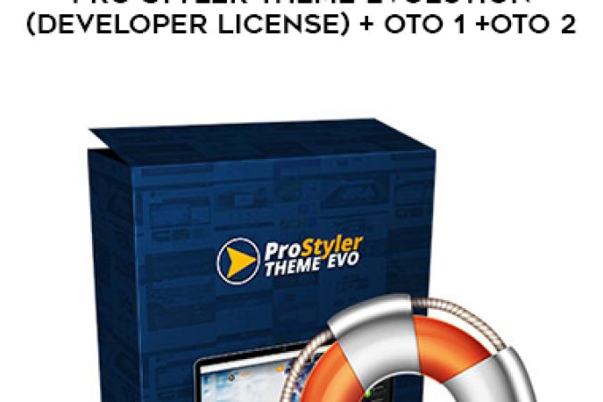 Prostylertheme.com - Pro Styler Theme Evolution (Developer License) + OTO 1 +OTO 2 onnline courses