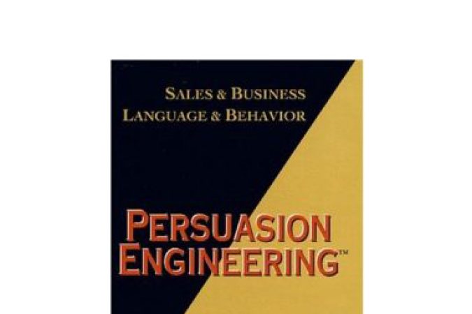 Richard Bandler – Persuasion Engineering 8 DVD Set onnline courses