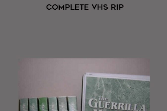 Ron LeGrand – Guerilla Marketing Bootcamp complete VHS Rip onnline courses