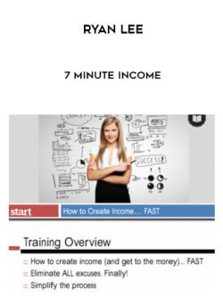 Ryan Lee – 7 Minute Income onnline courses