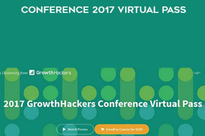 Sean Ellis – GrowthHackers Conference 2017 Virtual Pass onnline courses