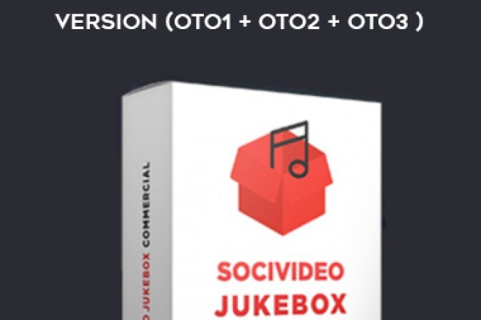 SociVideo Jukebox – Commercial License Version (OTO1 + OTO2 + OTO3 ) onnline courses