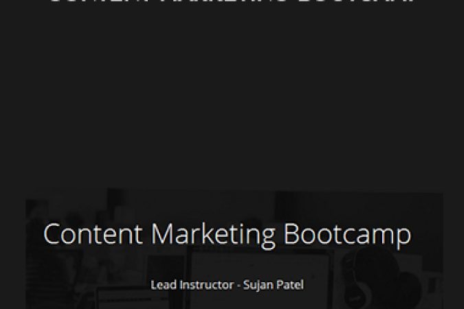 Sujan Patel – Content Marketing Bootcamp onnline courses