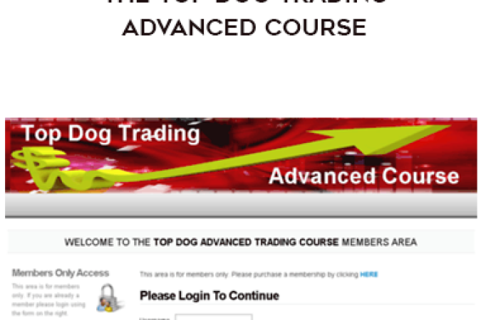 The Top Dog Trading Advanced Course onnline courses