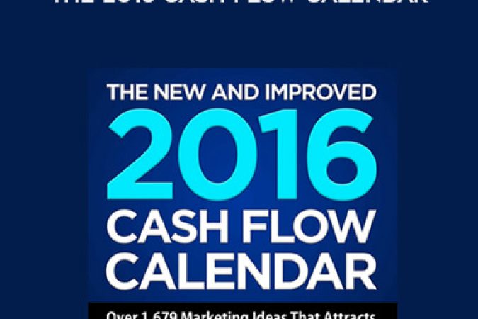 Troy White – The 2016 Cash Flow Calendar onnline courses