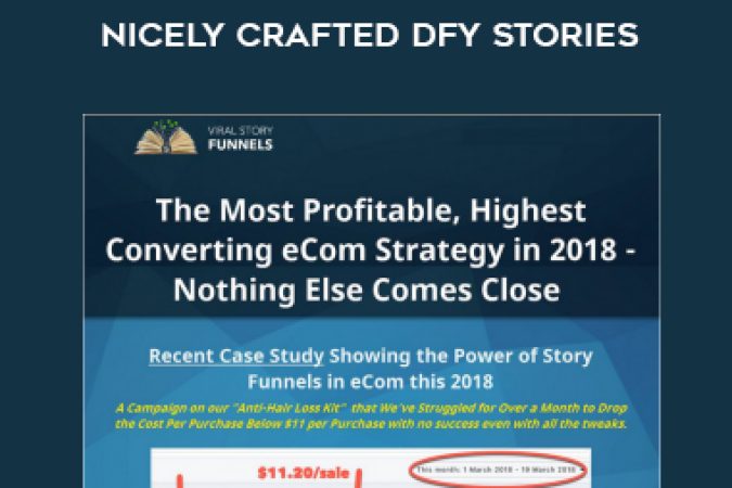 Viral Story Funnels – 10X Your Ecom Sales With Nicely Crafted DFY Stories onnline courses