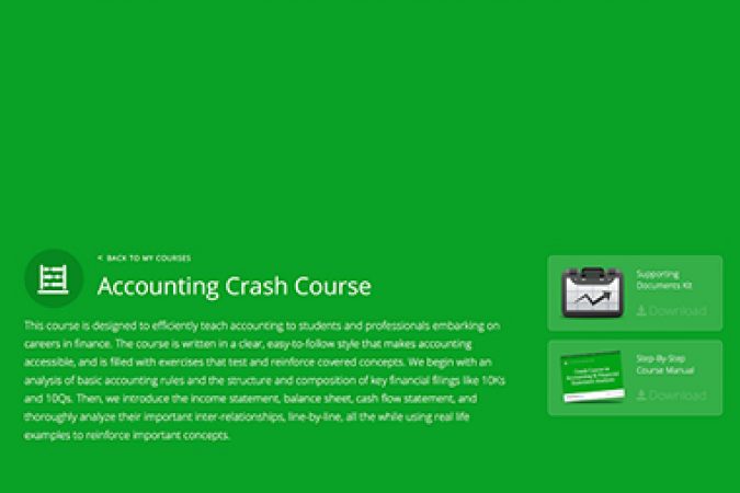 Wall Street Prep – Accounting Crash Course onnline courses