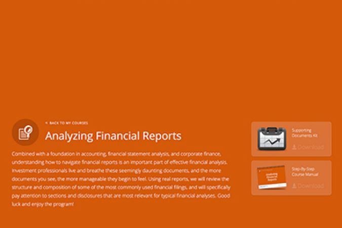 Wall Street Prep – Analyzing Financial Reports onnline courses