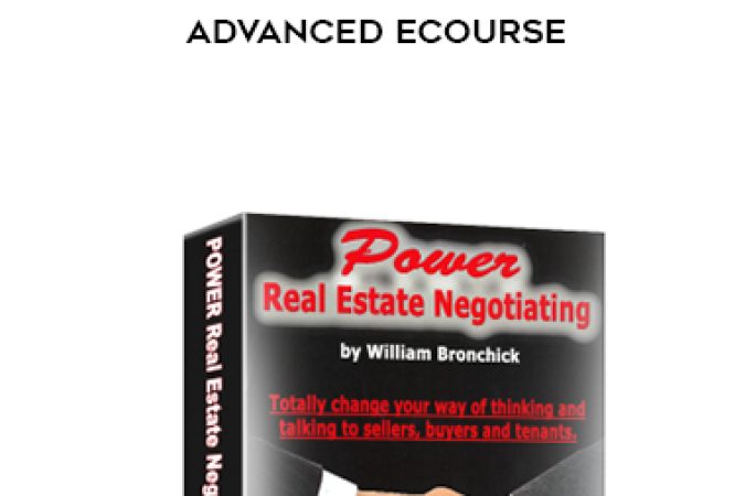 William Bronchick – Power Real Estate Negotiating Advanced eCourse onnline courses