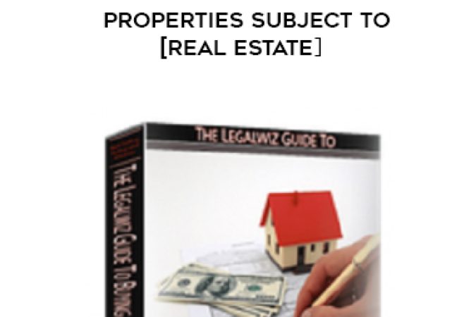 William Bronchick – The Legalwiz Guide to Buying Properties Subject To [Real Estate］ onnline courses