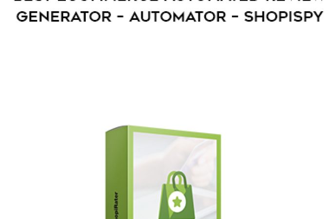 ShopiRater – Best eCommerce Automated Review Generator – Automator – ShopiSpy onnline courses